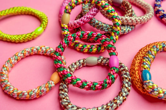 gomas de pelo de kknekki varios colore bonitos para el verano