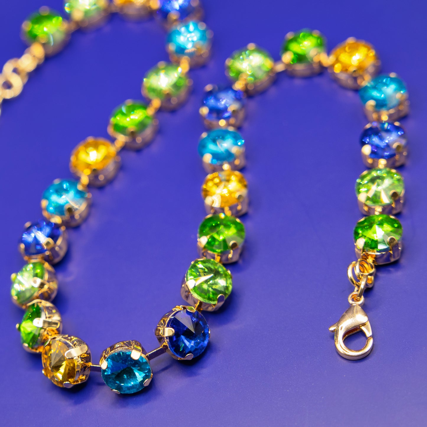 Crystal Necklace Multicolor
