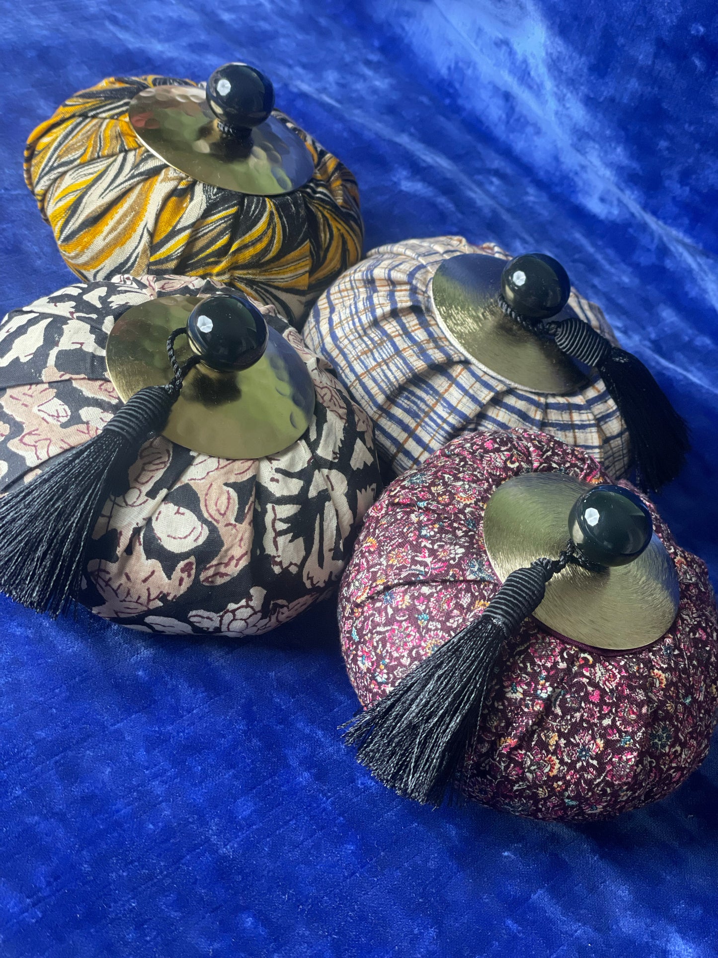 Block Print Scented Purse Oud