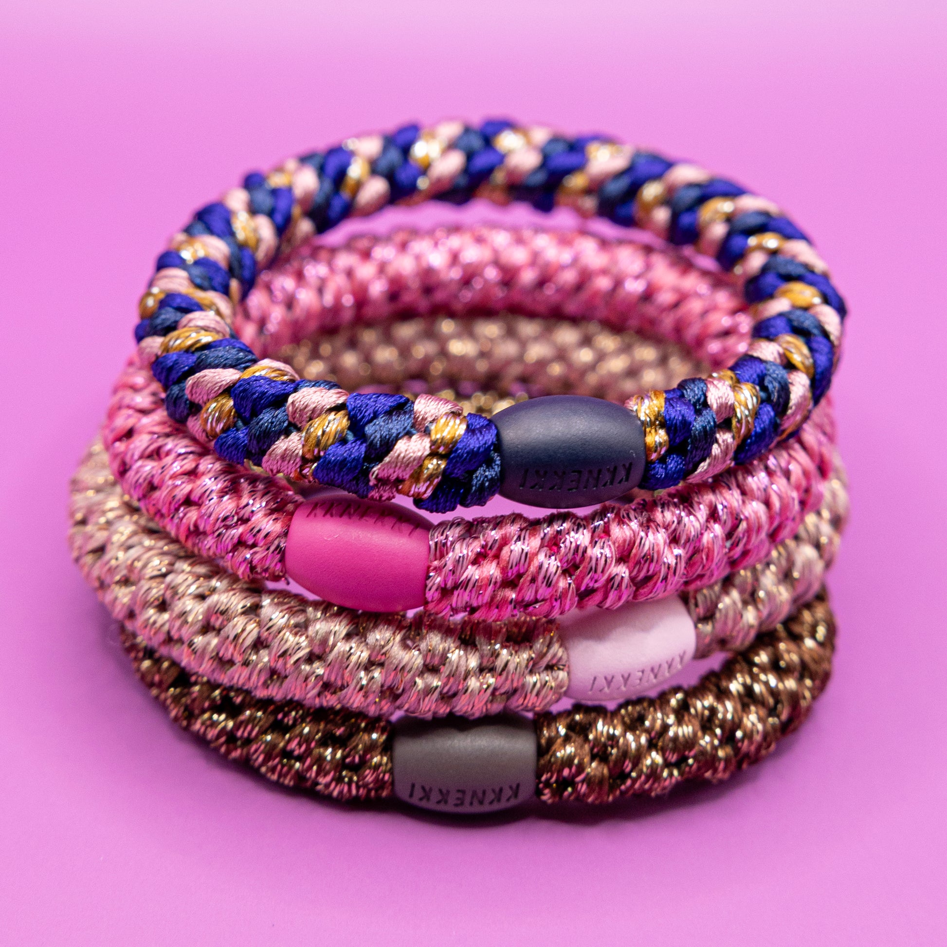 Kknekki happy bundle, pink and bronze bundle