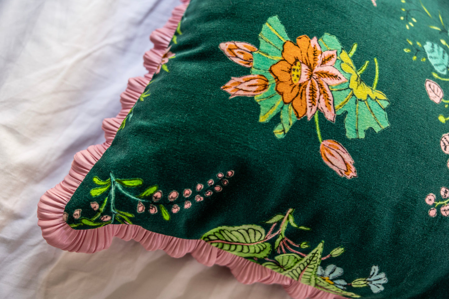 Cushion - Floral Velvet