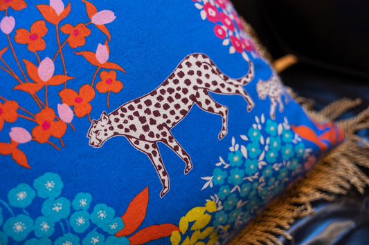Blue Velvet Cushion