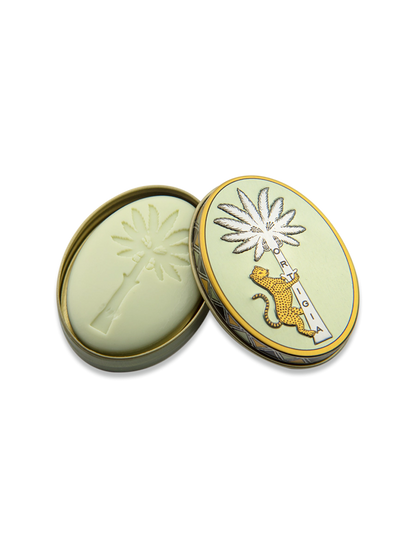 Two oval containers with decorative designs on a white background, Ortigia Sicilia