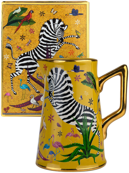 Ortigia Sicilia Ceramic Jug Sahara Yellow