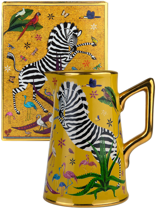 Ortigia Sicilia Ceramic Jug Sahara Yellow