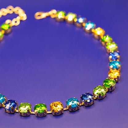 Crystal Necklace Multicolor